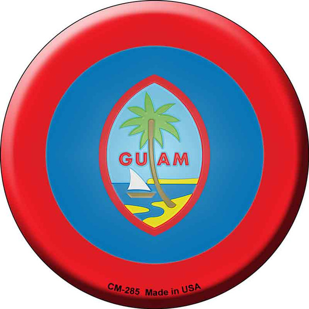 Guam Country Wholesale Novelty Circle Coaster Set of 4