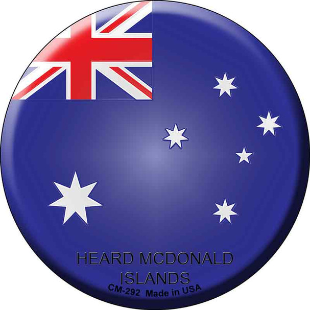 Heard McDonald Islands Country Wholesale Novelty Circle Coaster Set of 4
