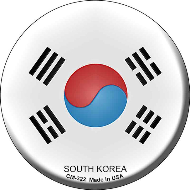 South Korea Country Wholesale Novelty Circle Coaster Set of 4