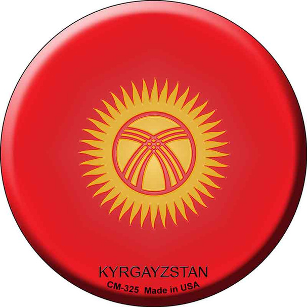 Kyrgayzstan Country Wholesale Novelty Circle Coaster Set of 4