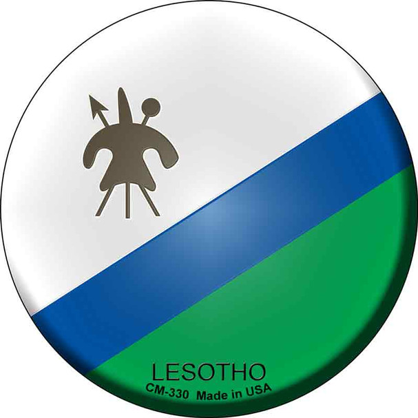 Lesotho Country Wholesale Novelty Circle Coaster Set of 4