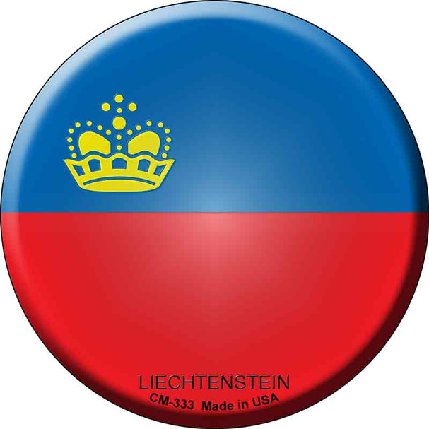 Liechtenstein Country Wholesale Novelty Circle Coaster Set of 4