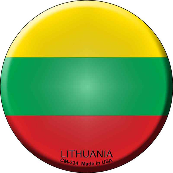Lithuania Country Wholesale Novelty Circle Coaster Set of 4