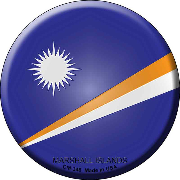 Marshall Islands Country Wholesale Novelty Circle Coaster Set of 4