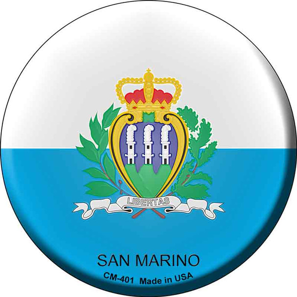 San Marino Country Wholesale Novelty Circle Coaster Set of 4