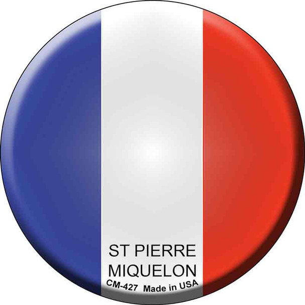 St Pierre Miquelon Country Wholesale Novelty Circle Coaster Set of 4