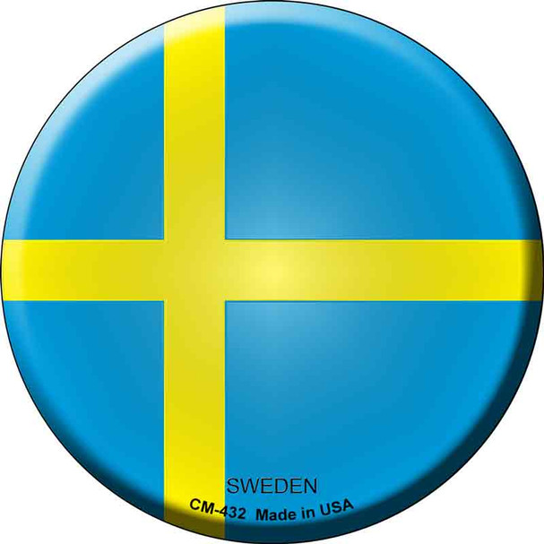 Sweden Country Wholesale Novelty Circle Coaster Set of 4