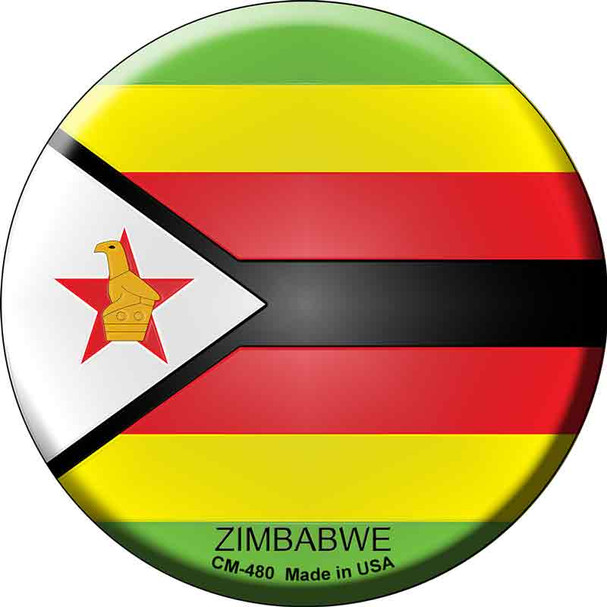 Zimbabwe Country Wholesale Novelty Circle Coaster Set of 4