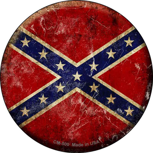 Confederate Flag Wholesale Novelty Circle Coaster Set of 4