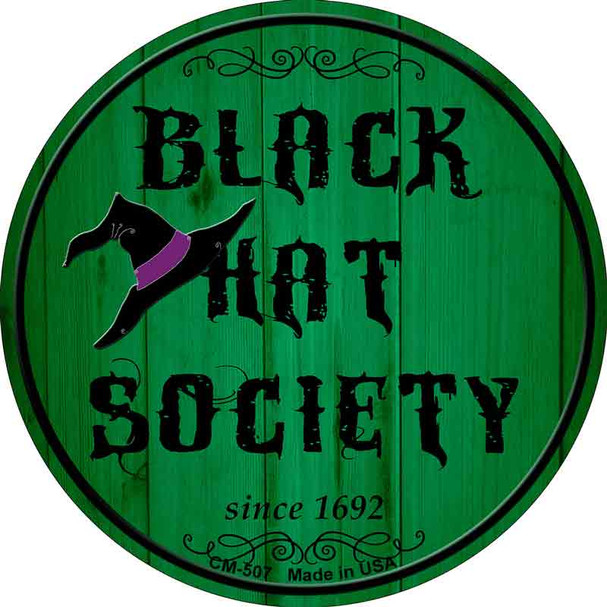 Black Hat Society Wholesale Novelty Circle Coaster Set of 4