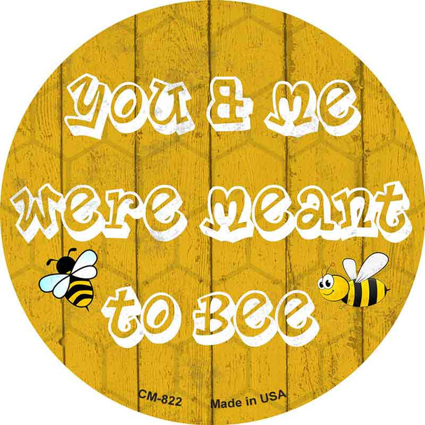 You and Me Were Meant To Bee Wholesale Novelty Circle Coaster Set of 4