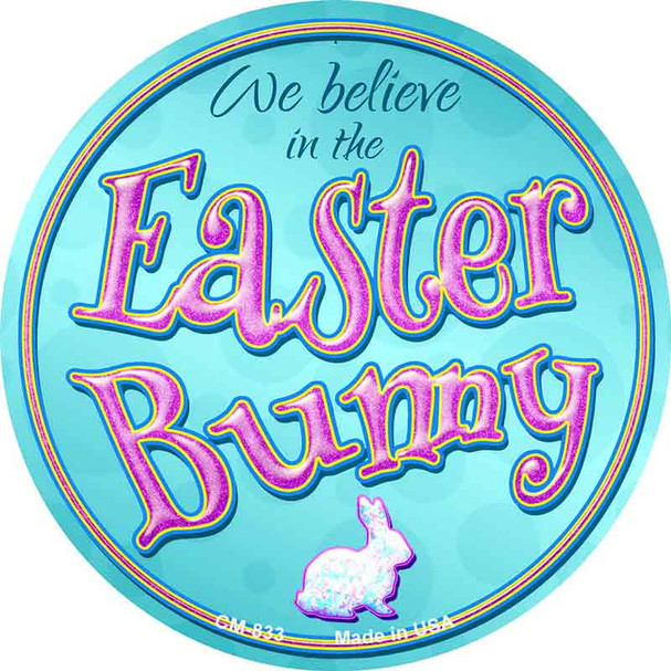 We Believe in the Easter Bunny Wholesale Novelty Circle Coaster Set of 4