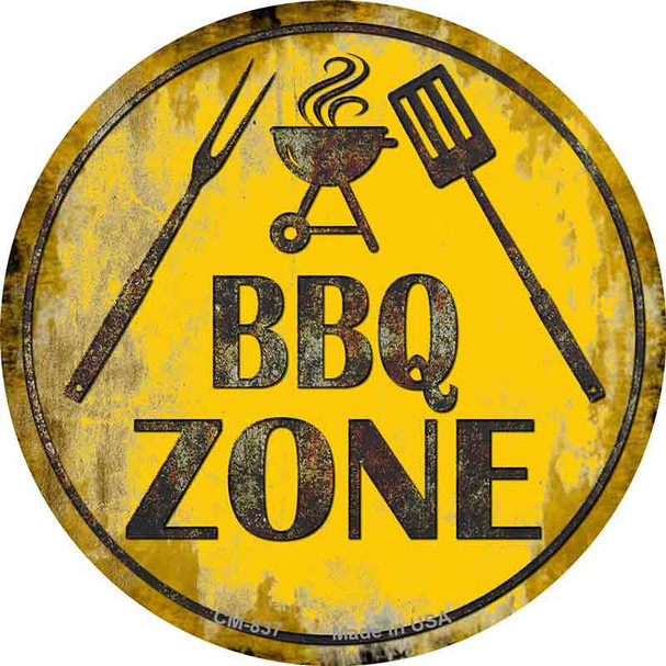 BBQ Zone Wholesale Novelty Circle Coaster Set of 4