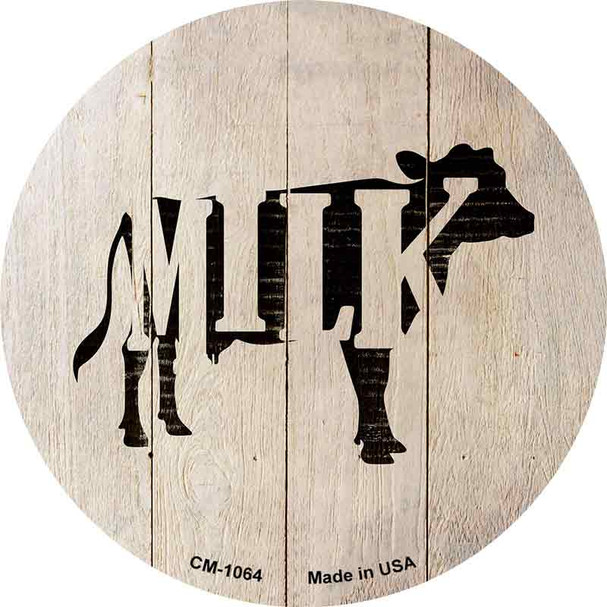 Cows Make Milk Wholesale Novelty Circle Coaster Set of 4