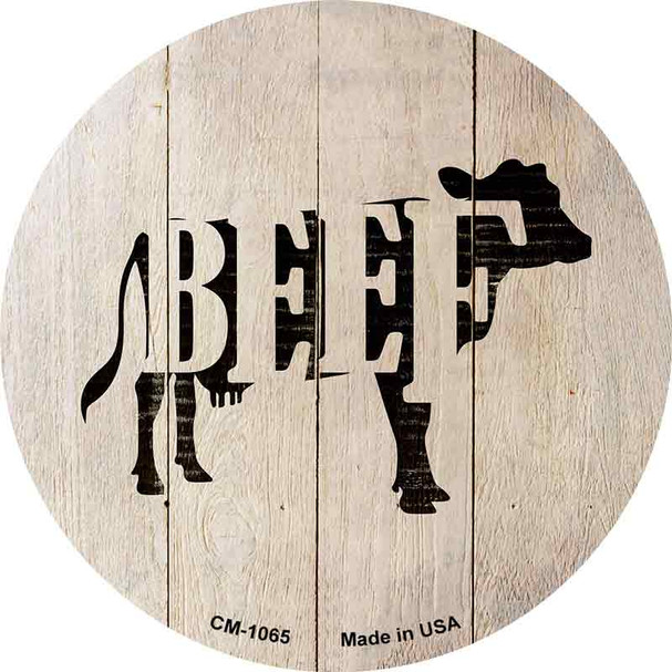 Cows Make Beef Wholesale Novelty Circle Coaster Set of 4