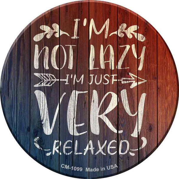 Im Just Very Relaxed Wholesale Novelty Circle Coaster Set of 4
