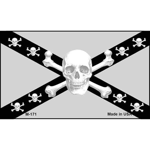 Confederate Skull Wholesale Novelty Metal Magnet