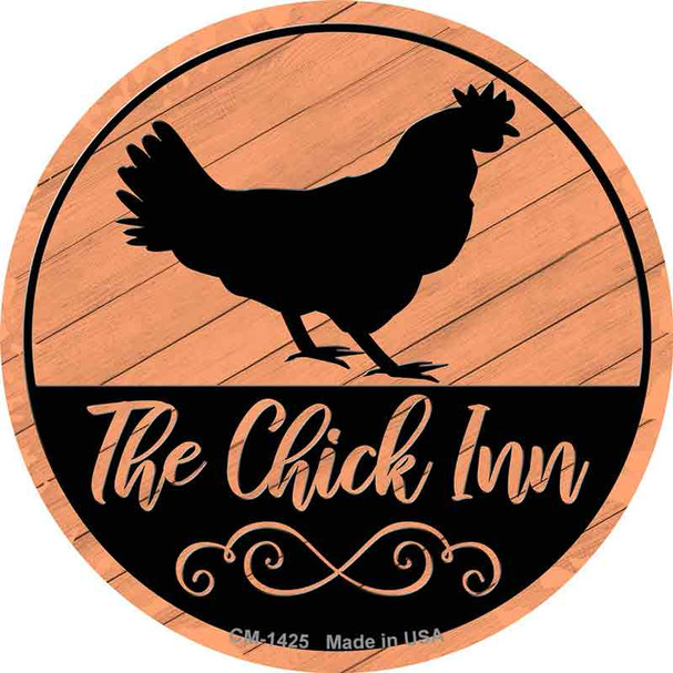 The Chick Inn Wholesale Novelty Circle Coaster Set of 4