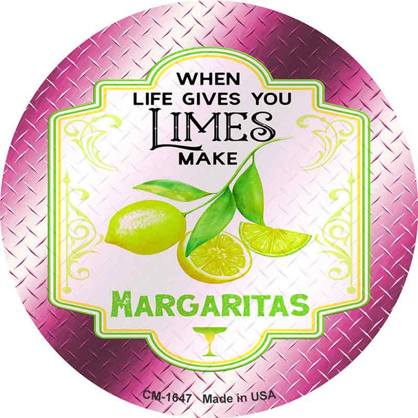 Make Margaritas Pink Wholesale Novelty Circle Coaster Set of 4