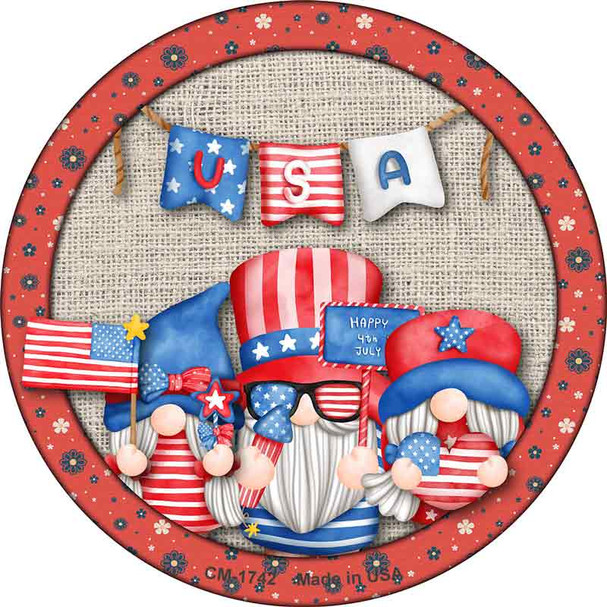 Gnomes USA Banner Wholesale Novelty Circle Coaster Set of 4