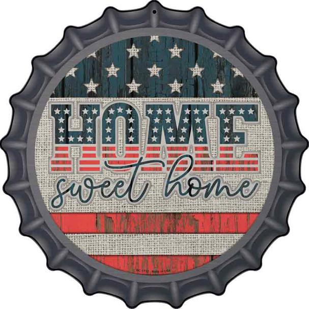 Home Sweet Home Worn Wood Wholesale Novelty Metal Bottle Cap Sign