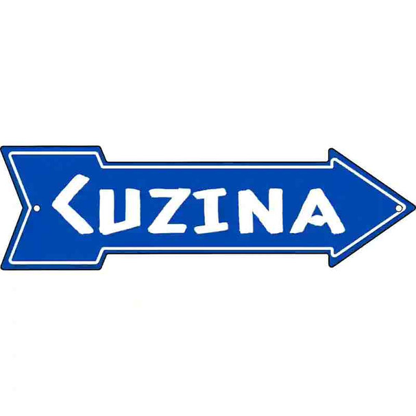 Cuzina Blue Wholesale Novelty Metal Arrow Sign