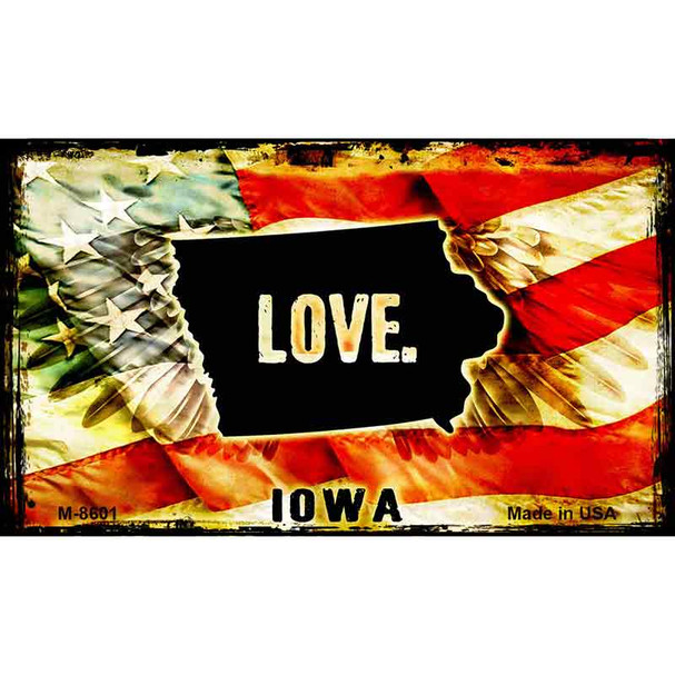 Love Iowa Wholesale Novelty Metal Magnet