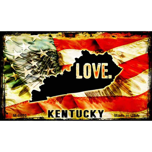 Love Kentucky Wholesale Novelty Metal Magnet