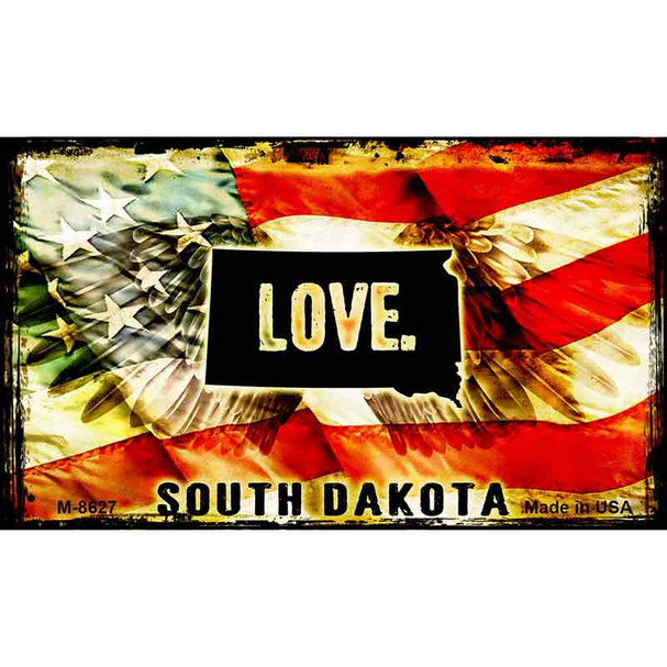 Love South Dakota Wholesale Novelty Metal Magnet