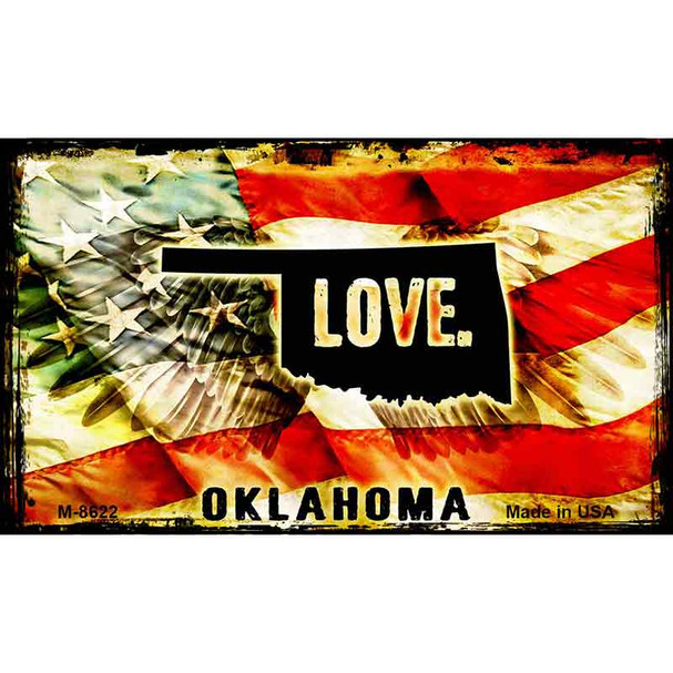 Love Oklahoma Wholesale Novelty Metal Magnet