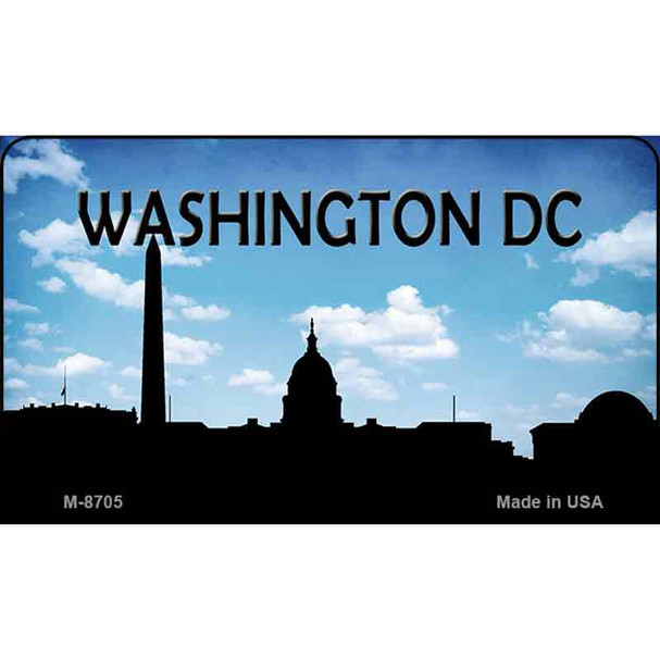 Washington DC Silhouette Wholesale Novelty Metal Magnet