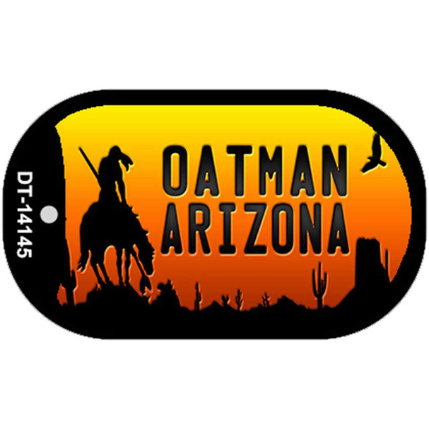 Oatman End Of Trail Arizona Scenic Background Wholesale Novelty Metal Dog Tag