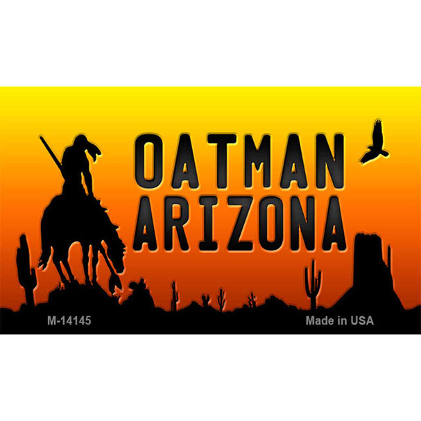 Oatman End Of Trail Arizona Scenic Background Wholesale Novelty Metal Magnet