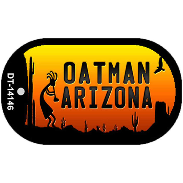 Oatman Kokopelli Arizona Scenic Background Wholesale Novelty Metal Dog Tag