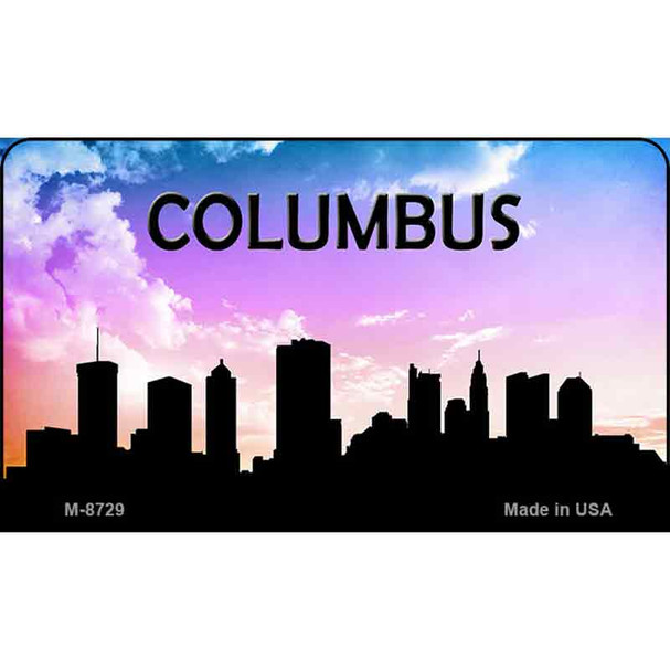 Columbus Silhouette Wholesale Novelty Metal Magnet