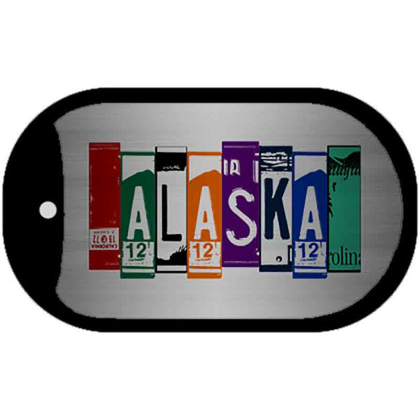 Alaska License Plate Art Wholesale Novelty Metal Dog Tag Necklace