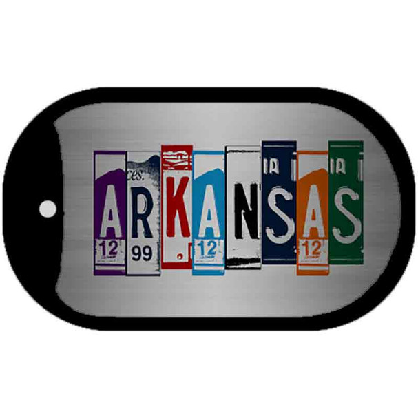 Arkansas License Plate Art Wholesale Novelty Metal Dog Tag Necklace