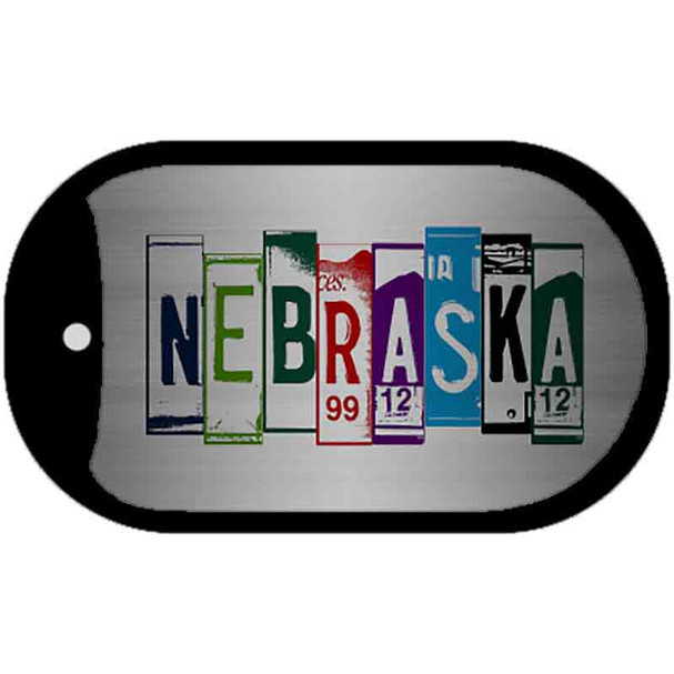 Nebraska License Plate Art Wholesale Novelty Metal Dog Tag Necklace