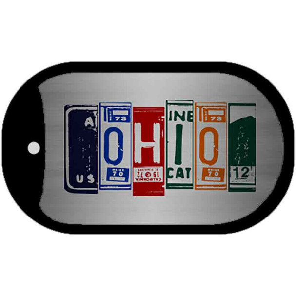 Ohio License Plate Art Wholesale Novelty Metal Dog Tag Necklace