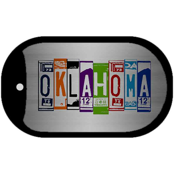 Oklahoma License Plate Art Wholesale Novelty Metal Dog Tag Necklace