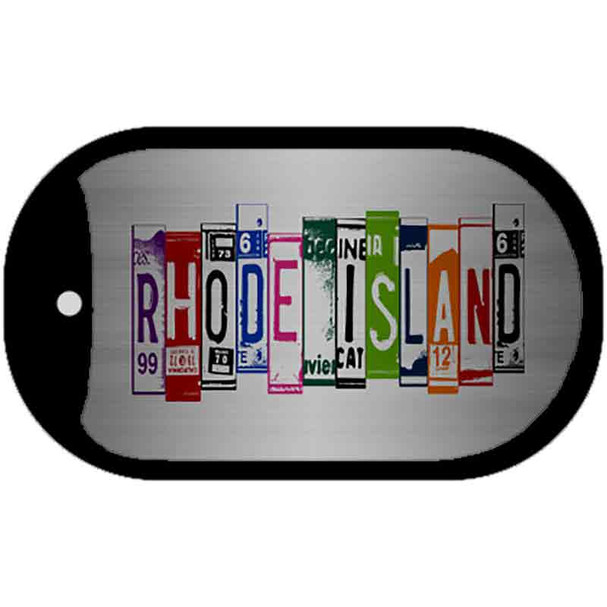 Rhode Island License Plate Art Wholesale Novelty Metal Dog Tag Necklace
