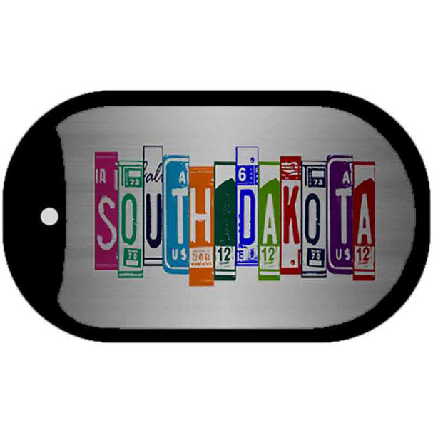 South Dakota License Plate Art Wholesale Novelty Metal Dog Tag Necklace