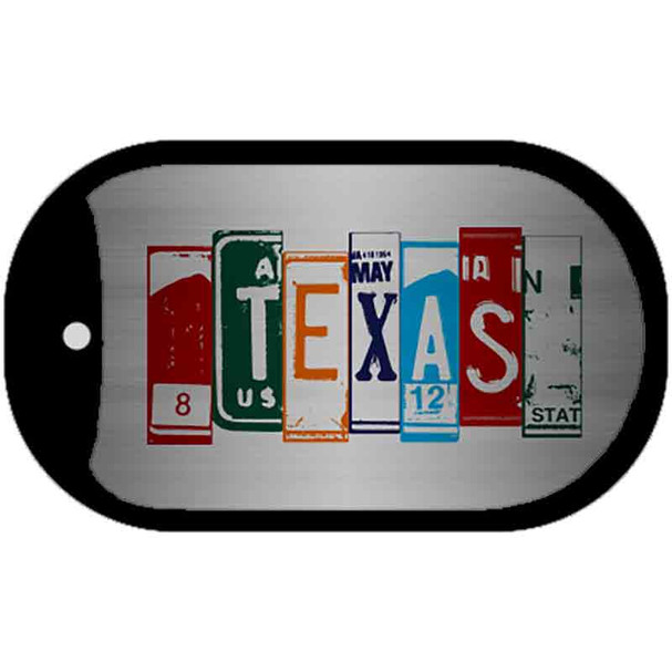 Texas License Plate Art Wholesale Novelty Metal Dog Tag Necklace