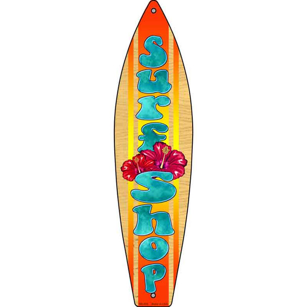 Surf Shop Wholesale Metal Novelty Surfboard Sign