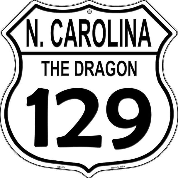 North Carolina Dragon 129 Wholesale Novelty Metal Highway Shield