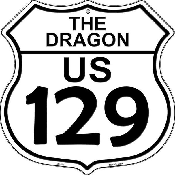 The Dragon US 129 Wholesale Novelty Metal Highway Shield