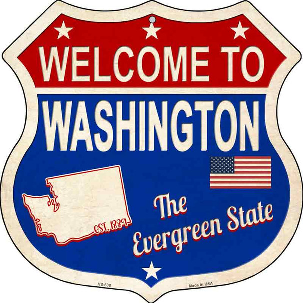 Washington Established Wholesale Novelty Metal Highway Shield