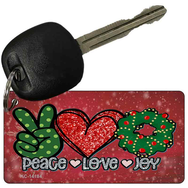 Peace Love Joy Wholesale Novelty Metal Key Chain