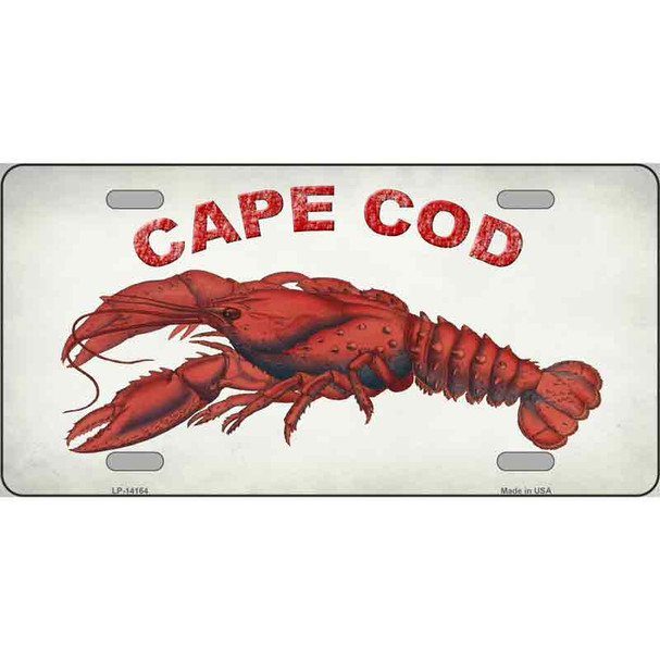 Cape Cod Lobster Wholesale Novelty Metal License Plate