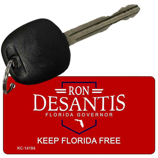 Ron Desantis Red Wholesale Novelty Metal Key Chain KC-14194